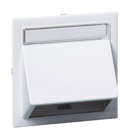 Schneider Electric 5970000 Datalokk for kanalmontering, vinklet, Strømbrytere & vegguttak