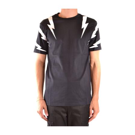 Neil Barrett, T-shirt Zwart, Heren, Maat:S
