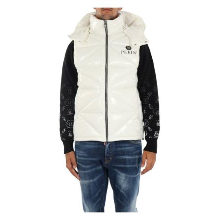 Philipp Plein Gilet Fabcmrb2027Pny002N Hvid, Herre Veste