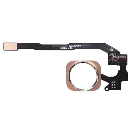 iPhone 5S/SE Hemknapp - Vit