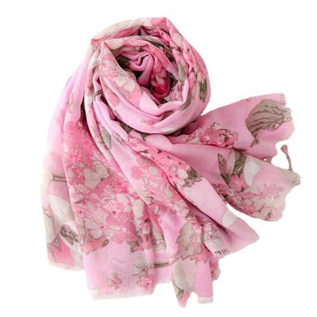 Dametørklæder Letvægts Blomster Blomster Tørklæde Forår Efterår Vinter Sjal