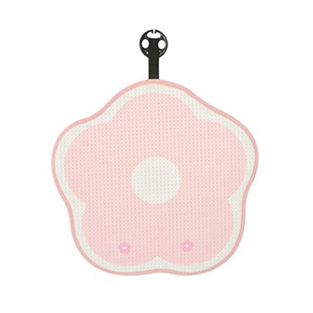 Bilsetekjølepute Søtt tegneseriemønster Helårs Universal Pustende Is Silke Helårs Universal Høy Komfort Bilinteriør Setepute Rosa