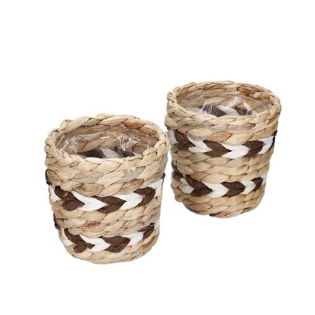 Kaunis KeittiöKäsityö Vesililja-ruukkujen setti (2 kpl) - Tyylikäs luonnonläheinen sisustusratkaisu