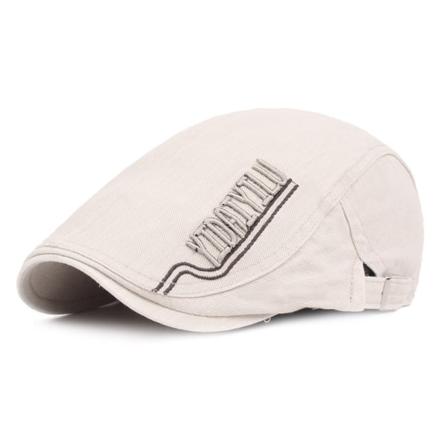 Beret lue bomull beret herre topplue vinter varm advance hatter kunstnerisk ungdoms lue Beige Adjustable