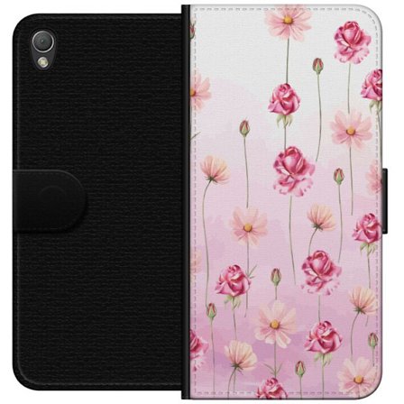 Kompatibel Tegnebogsetui til Sony Xperia Z3 Rose Petal Whisper