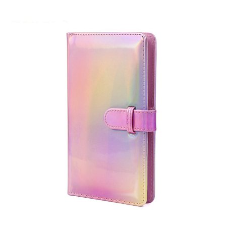 96 Lommers Mini Film Pu Læder Fotoalbum Til 3 Tommer (Laser Pulver)