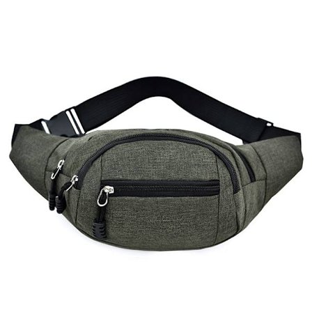Midjeväska med flera fack, 1-pack