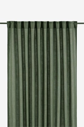 Svanefors - Verhot Cecil, 2/pakk. - Vihreä - Poimutusnauhaverhot - 145X260 - - Homeroom