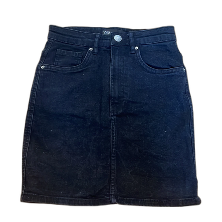 Svart jeansskjol