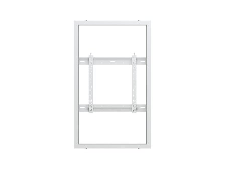Multibrackets M Pro Series - Stor - innhegning - for digitalsignerings-LCD-panel - hvit