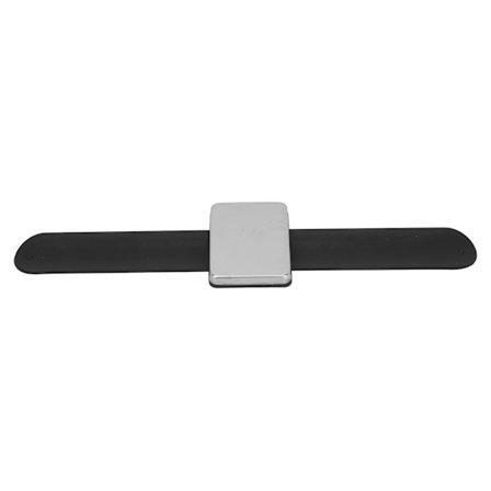 Magnetisk sminkblandningspalett armband silikon kosmetisk applikator handledsrem rektangel svart