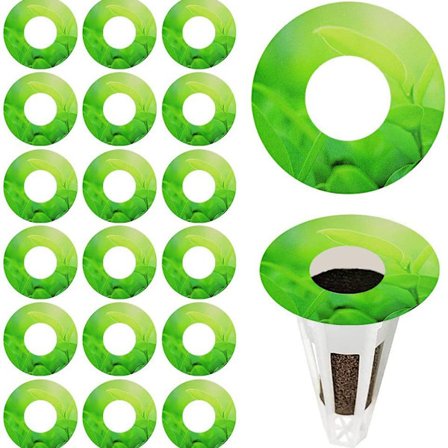 20 stk. Hydroponisk Dyrkningssystem Etiketter Skyggeklistermærke Skræl Og