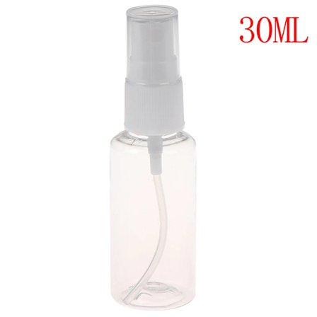 30ml/50ml/100ml Tom Plast Sprayflaske Mini Påfyllbar Alkoholdispenserflaske Gjenbrukbar Kosmetikkbeholder