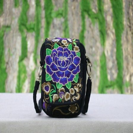 Kvinder skuldertaske Vintage Floral Crossbody taske D D