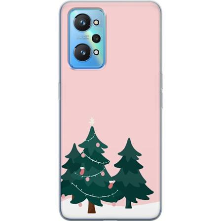 Realme GT Neo2 Gjennomsiktig deksel Graner God Jul