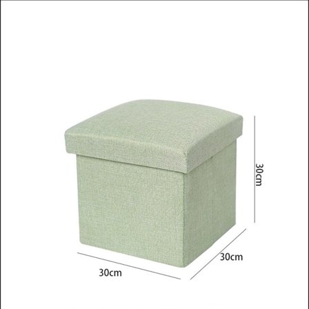 Oppbevaringsboks Oppbevaringskrakk GRØNN 30*30*30 CM