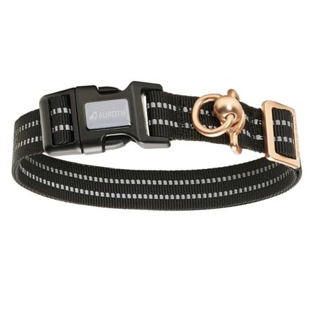 Halsband för medelstora och stora hundar, reflexhalsband, mjukt