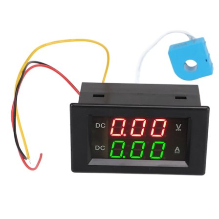 2-i-1 Volt-Amperemeter 600V 20A Dubbel Digital LED Amperemeter Voltmeter för Bil Motorcykel