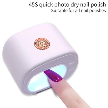 Kraftfull UV LED Nagel Gel Torktumlare Polish Lampa Mjukt Ljus Timing Nagelkonst för Härdning av Gel Polish Manikyr Nagelkonst Salongsverktyg~06059