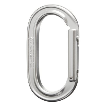 Black Diamond Oval Keylock Carabiner Men Mountaineering equipment Metal OneSize