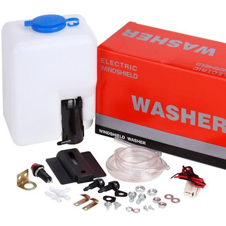 Universal Vindrutetvättpumpssats 99300 Vätskereservoar Behållare av Poweka