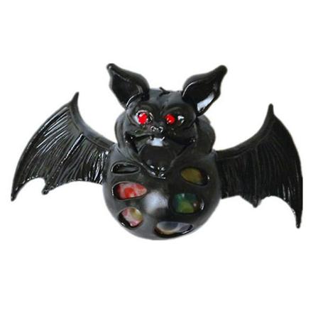 Squeeze Bat Stress Toy För Halloween (3st-svart)
