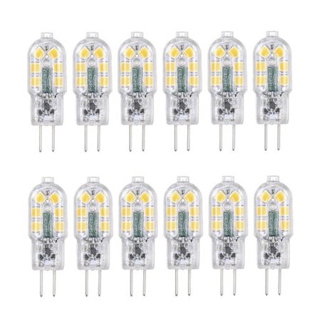 Tomshine G4 LED-pærer 12-pakning Varmt hvitt lys[JUN]