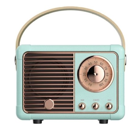 Myydyin Retro Bluetooth -kaiutin, Vintage FM-radio klassisella tyylillä, suuri äänenvoimakkuus, langaton Bluetooth 5.0 -yhteys, TF-korttituki
