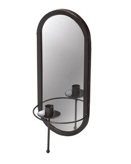 Spejl med stage Sort