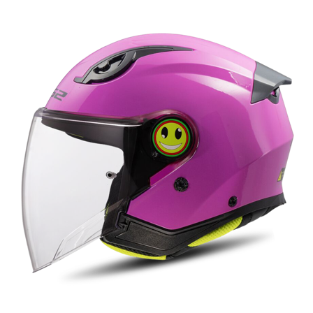 Kask Otwarty LS2 OF622 Funny II Dziecięcy Różowy L