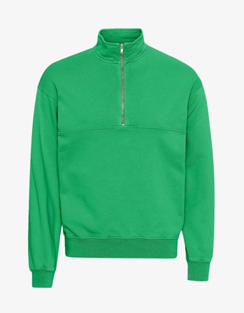 Organic Quarter Zip - Kelly Green - S