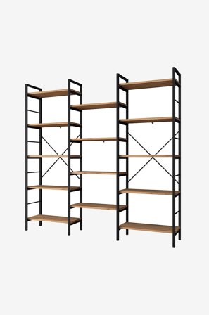 Hanah Home - Bokhylle Bell - Svart - Bokhyller - Fra Homeroom