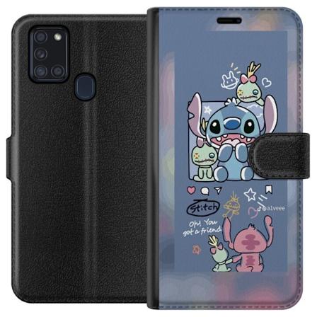 Samsung Galaxy A21s Lompakkokotelo Stitch Yst v t