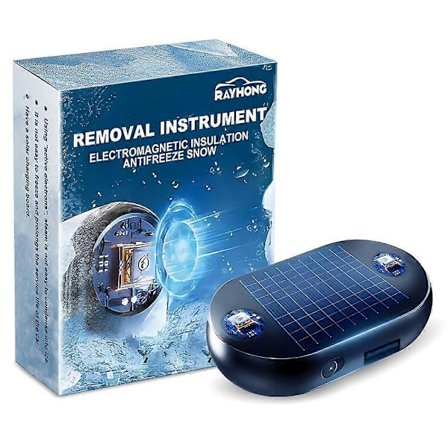 RAYHONG Bilvindu Anti-Frost Snøfjerningsverktøy Rask Issmelting Solar Avrimingsenhet
