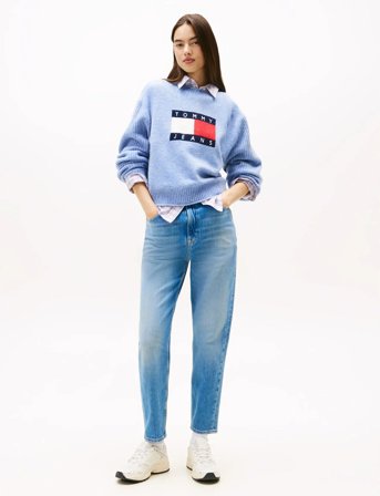 Tommy Jeans Mom Jean Uh Tpr Di5133 - Blue - 30 x 32