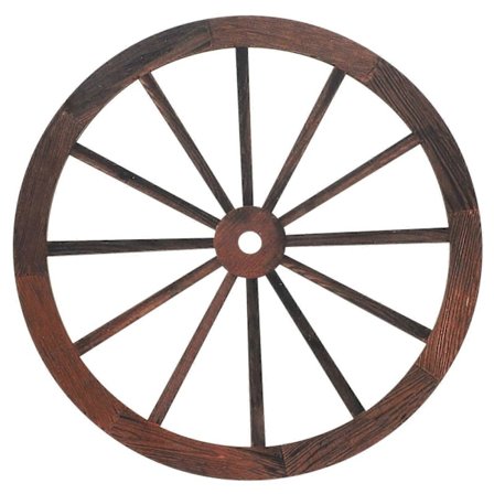 Vagnhjulsdekor Trävagnhjul Väggdekor Vintage Vagnhjul Trädekor för Bar Garage