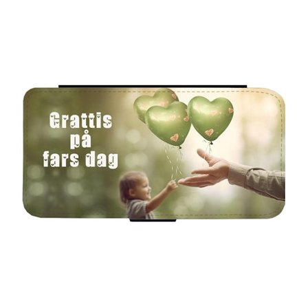 Grattis på Fars Dag iPhone 16 Flip Mobilfodral