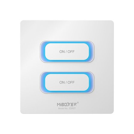 SYNERGY 21 LED Fernbedienung 2 Gang Panel 2,4GHz Bewegungssensor + Dimm *Milight/Miboxer* (w)