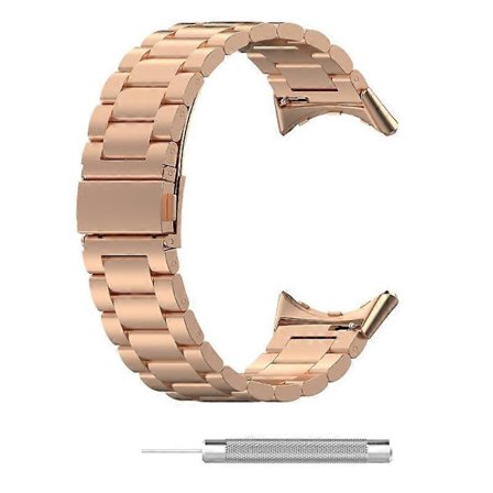 Justerbart sportarmband i rostfritt stål för Pixel Watch 2 Smartwatch (FMY)