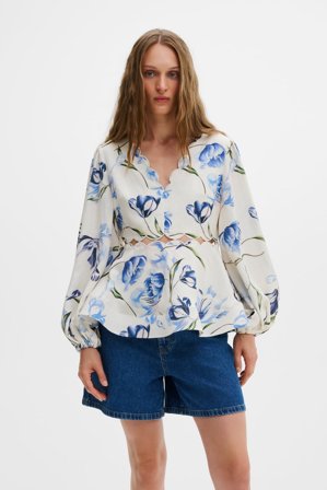 Malina - Maya blouse - 48 - Tulip Blue