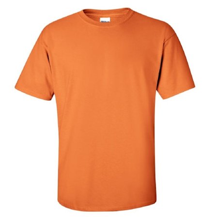 Gildan Mens Ultra Cotton Kortärmad T-shirt M Tangerine