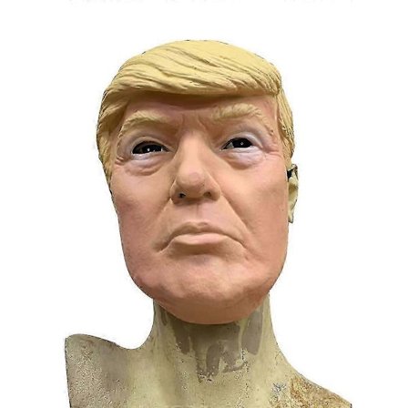 Donald Trump -naamari - Lateksinen koko pää (aikuisten koko) E