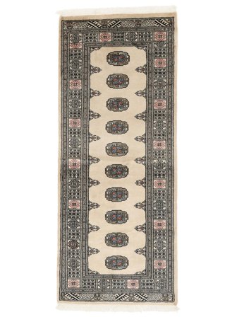 Pakistan Bokhara 2Ply Orientalisk Hallmatta (Ull, Pakistan)