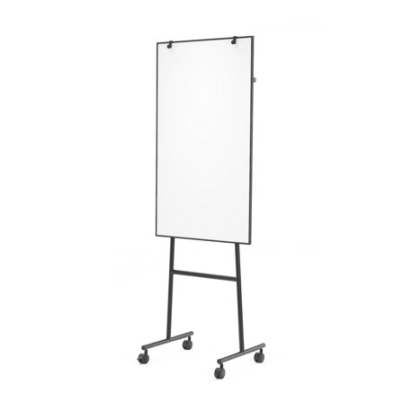 Mobiler Flipchart AMY, schwarz