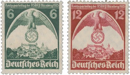 Tyske Rige 1935 - MICHEL 586-87 - Postfrisk