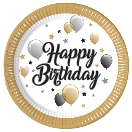 Milestone Happy Birthday Pahvilautaset