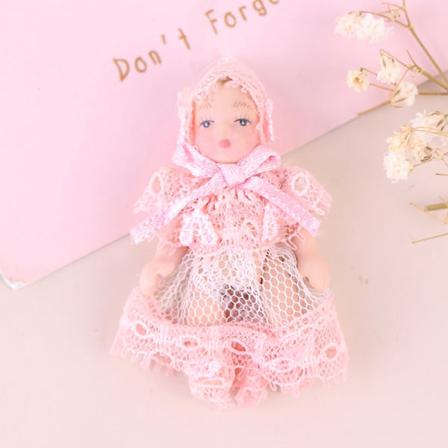 1:12 Dollhouse Miniature E Baby Doll People Model Body S Moveab