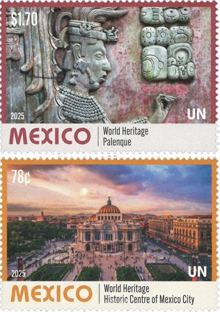 FN New York - UNESCO Mexico - Postfrisk sæt 2v