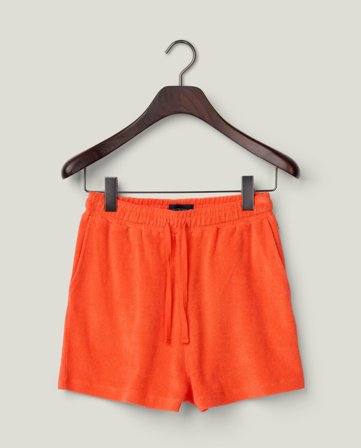 Lexington Frotteeshorts aus Bio-Baumwolle, rot