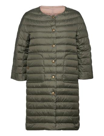 Summer Down R - Sanne Long Foret Jakke Grøn SAND